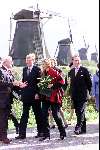 Zuid Holland 8 oktober 2001
Prins Willem Alexander en Maxima bezoeken de provincie Zuid Holland.  Molens