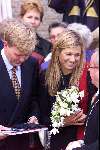 Zuid Holland 8 oktober 2001
Prins Willem Alexander en Maxima bezoeken de provincie Zuid Holland.