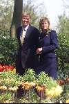 Lisse 9 mei 2001
Maxima en Prins Willem Alexander bezoeken de Keukehof.