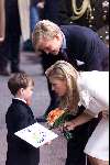Amsterdam 10 september 2001
Prins Willem Alexander en Maxima bezoeken Amsterdam.