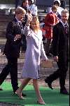 Leeuwarden 10 oktober 2001
Prins Willem Alexander en Maxima bezoeken de provincie Friesland.