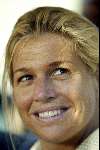 Curacao 11 augustus 2002
Prinses Maxima arriveert op het vlieveld met een klm toestel