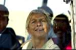 Curacao 11 augustus 2002
Prinses Maxima arriveert op het vlieveld met een klm toestel