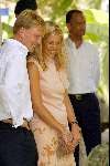 Curacao 12 augustus 2002
Prins Willem Alexander en Prinses Maxima op Curacao