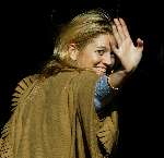 Amsterdam 14 mei 2003
Maxima bij aankomst op paleis de dam