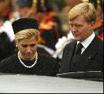 Delft 15 oktober 2002
Begrafenis Prins Claus.
Prins Willem Alexander en Prinses  Maxima