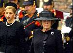 Delft 15 oktober 2002
Begrafenis Prins Claus.
Koningin Beatrix en Prinses  Maxima
