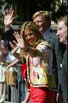 Wassenaar 16 april 2003
Maxima en Prins Willem Alexander op bezoek in wassenaar