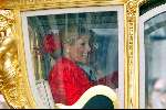 Den Haag 17 september 2002
Prinsjesdag  Prinses Maxima met  Prins Friso in de Gouden Koets