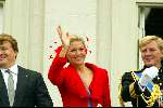 Den Haag 17 september 2002
Prinsjesdag met  Prins Willem AlexanderPrinses Maxima, en Prins Friso
