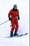 Zurs 17 februari 2001
Maxima tijdens haar wintersportvakantie