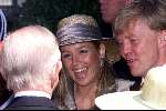 Den Haag 19 mei 2001
Laurentien Brinkhorst en Prins Constantijn trouwen voor de kerk.Maxima en Prins Willem Alexander
