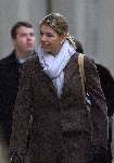 New York 20 februari 2000
Maxima wandelend door New York met haar jongste broer