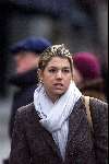 New York 20 februari 2000
Maxima wandelend door New York met haar jongste broer