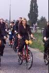 Utrecht 26 septmber 2001
Prins Willem Alexander en Maxima bezoeken de provincie Utrecht. Hier op de fiets
