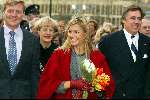Leeuwarden 27 januari 2003
Prinses Maxima bezoekt samen met Prins Willem Alexander het Fries Historisch en letterkunding Centrum.
Ed Nijpels als commissaris v d Koningin van Friesland