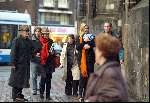 Amsterdam 28 december 2003
Prinses Maxima en Prinses Amalia wandelen met ouders Maxima en broer en zus bij Paleis op de Dam.
Peter Smulders bv