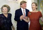 Den Haag 30 maart 2001
Verloving Prins Willem Alexander met Maxima
Met Koningin Beatrix
