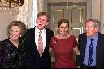 Den Haag 30 maart 2001
Verloving Prins Willem Alexander met Maxima
Met Koningin Beatrix en Prins Claus