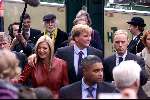 Den Haag 31 oktober 2001
Prins Willem Alexander en Maxima bezoeken Den Haag.