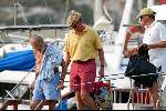 Porto Ercole 6 augustus 2003
Prins Bernhard en Prins Willem Alexander  verlaten de  Jumbo VI