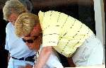 Porto Ercole 6 augustus 2003
Prinses Maxima  en Prins Willem Alexander op de Jumbo VI
