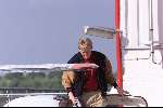 Lelystad 18 mei 2000
Prins Willem Alexander bij zijn porsch op vliegveld Lelystad
