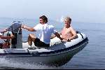Muiden 18 Juni 2000
Prins Willem Alexander op een rubberen boot