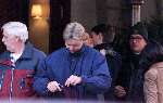 New York, 22 januari 2000
Prins Willem Alexander samen met Maxima na afloop van een diner samen met een beveiligingsbeambte
Rest. CIPRIANI Downtown