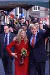 Maastricht 21 Oktober 2001
Prins Willem Alexander en Maxima  bezoeken Limburg.