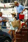 Porte Ercole 23 juli 2002
Prins Willem Alexander en Prinses Maxima verlaten de Jumbo VI
Beveiliging