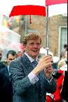 Wijhe en deventer 30 april
Koninginnedag  Prins Willem Alexander onder de paraplu