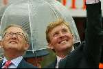Meppel 30 april 2002
Koninginnedag 2002 Prins Willem Alexander en Pieter v Vollenhoven