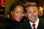 Amsterdam 15 december 2003
Premiere Lord of the Rings in Tuschinski.
Sonja Silva met vriend