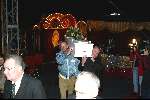 Hilversum 30 december 2003
Begrafenis Toni Boltini in circustent. kist Toni Boltini
