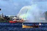 Noord Holland 1 november 2001
Prins Willem Alexander en Maxima bezoeken Noord Holland.
Brandweerboot