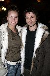 Amsterdam 4 december 2004
Angela Schijf met haar man Tom v Landuyt winkelend in Amsterdam
