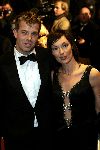 Amsterdam 13 december 2004
Premiere Floris in Tuschinski in Amsterdam.
Myrianne v Reeden en Dennis Raven