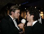 Amsterdam 9 december 2004
Miljonairs fair in de Rai Amsterdam.
Winston Gerschtanowitz en Dirk Zeelenberg