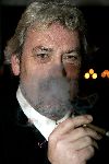 Scheveningen 13 december 2004
Society lunch Holland casino.
Ernst Daniel Smit met sigaar