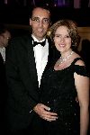 Amsterdam 9 december 2004
Miljonairs fair in de Rai Amsterdam.
Francois Driessen en Claudia  v d Heuvel