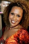 Hilversum 17 december 2004
Presentatie  van finalisten van het songfestival in hetTros gebouw. 
Glennis Grace