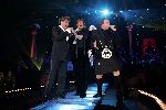 Rotterdam 6 december 2004
Gordon tijdens met Gerard Joling en Rene Froger