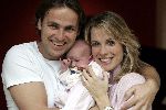 Bosch en Duin 17 december 2004
John Ewbank en Vivian Reys en dochter Day