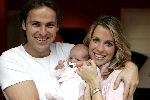 Bosch en Duin 17 december 2004
John Ewbank en Vivian Reys en dochter Day