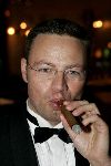Scheveningen 13 december 2004
Society lunch Holland casino.
Joost Buitenweg met sigaar