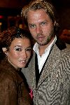 Amsterdam 13 december 2004
Premiere Floris in Tuschinski in Amsterdam.
Katja Schuurman met Thijs Romer