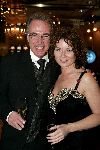 Scheveningen 13 december 2004
Society lunch Holland casino.
Kirsten v Dissel met Edvard Niessing