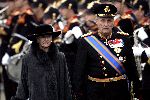 Delft 11 december 2004
Begrafenis Prins Bernhard in Delft.
Koning Harald (Noorwegen)  met vrouw