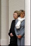 Den Haag 5 December 2004 Paleis Noordeinde 
Aankomst Prins Bernhard 
Koningin Beatrix en Prinses Irene
Peter Smulders BV